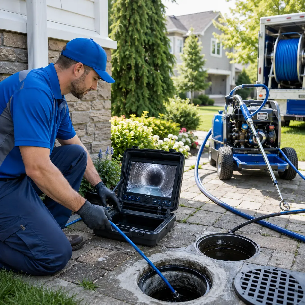Outdoor drain cleaning professionals serving Elkin, NC