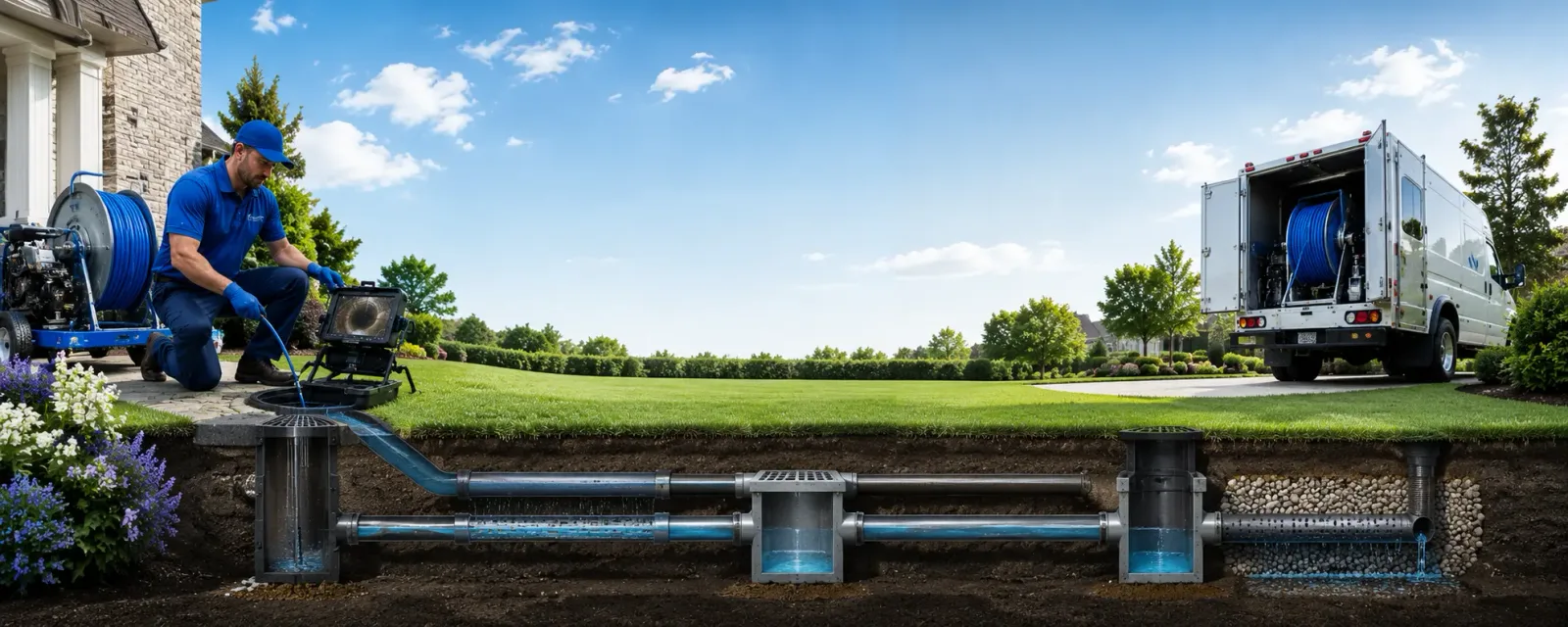 Outdoor drain cleaning information for Elkin, NC